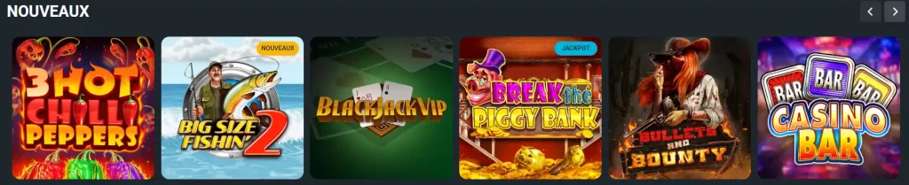 Hercules Casino sélection de nouveaux jeux et machines à sous